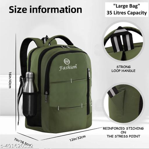 35L Casual Waterproof Laptop Bag/Backpack for Men Women Boys Girls/Office School College Teens & Students
