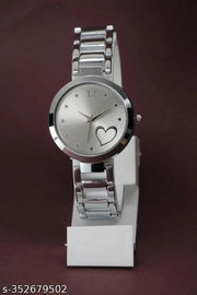 TRENDING MULTI-COLOR (SILVER BLUE PINK )  DIAL ANALOG SILVER STAINLESS STEEL STRAP 3 COMBO WATCH ,
