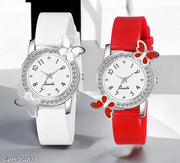 Analog watch combo for women