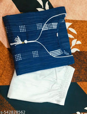 Khadi cotton kurti with bottomwear, stylish kurti for girls and women