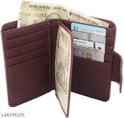SHAMRIZ Unisex Leather Long Wallet – Stylish, RFID-Protected Cardholder with Magnetic Snap Closure – Premium Genuine Leather for Men & Women
