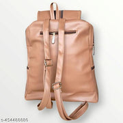 VORIYO Backpack for Girls Women Casual Soft PU Leather Shoulder Bags Pithu Bag (Brown)