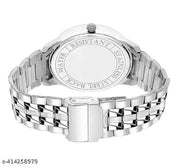 Dial, Day & Date Functioning, Stainless Steel Strap Analog Watch for Men (Dial-Silver)Men's sports watches,Men's chronograph watches,Men's automatic watches,Men's mechanical watches,Men's digital watches,Men's smartwatches,