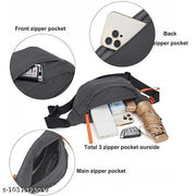 Nylon Crossbody Bag for Men & Women | Lightweight Adjustable Shoulder Sling Bag | Multi Pocket Casual Travel Handbag