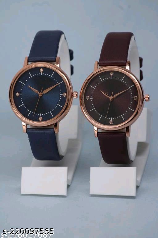 Fancy Ethnic Designer Leather Belt Analog Watches for Women Watches for Girls