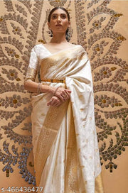 Jacquard Work Banarshi Silk Saree