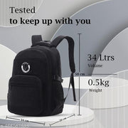 Sports By Tinytot 34 Litre, Stylish & Trendy Water Resistant Hi Storage School Collage Travel Laptop Backpack Bag for Boys, Girls, Mens &  Womens, 20 Inches