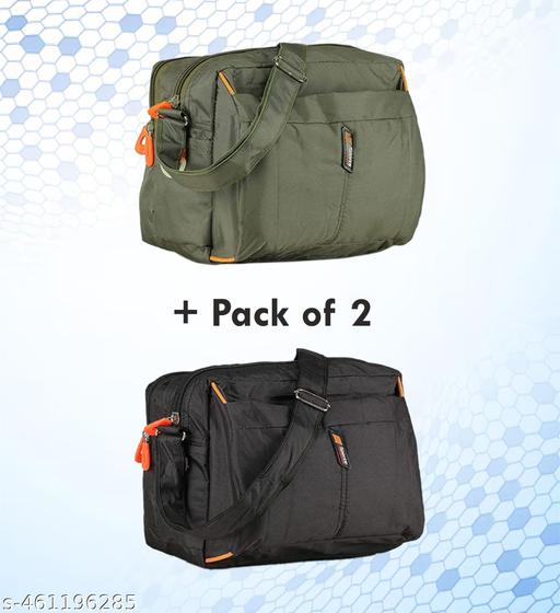 Combo Of Unisex Sling Bag | Cross Body Multipurpose Hand Bag | Sling Bag For Men & Women | Slim Bag for Office, Cash, Business Collection, Travelling | Sling Bag (Pack of 2)