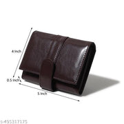 WALLETIN Envelope Closer Vegan Leather Wallet for Women I 3 Compartments I 2 Card Slots & Zipper Pocket I 1 Id Card Slots & Secret Compartment