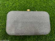 New Stylish Fancy Clutches purse very actractive clutches women's & Girls (Grey)