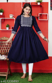 embroidery kurti