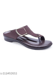 CROX Women's Brown Ankle Buckle Thongs | Chic Comfort for Everyday Style