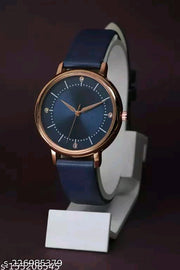 JMH ENTERPRISE Branded Best Quality Ethnic Embossed Designer Shine Round Dial With Slim Fit Alluring Leather Belt Women Analog Watch For Girls