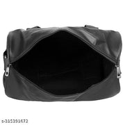 Foldable Sports Bags for Gym Men Women Duffle Bag Lightweight for Cross Train, Travel & Gym Workout (Black Color)