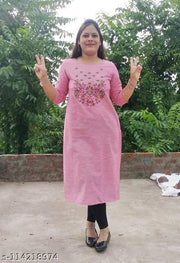 Cotton Embrodiery kurti