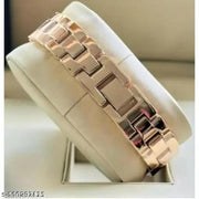 Women Watches Analog Wrist Watches  for Women's & Girls+ & Miss & Ladies Pink Dial Watch with Stylish Diamond Studded Watches