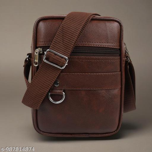 MORABIA Multi-Pocket Durable Men Sling Bag
