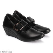 Romds Side Valcro Comfortable & Stylish Formal Light Weight Wedge Bellies for Girls and Women belly