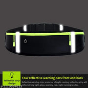 Running Belt Waist Pack Bag, Workout Gear, 3 Pockets Gym Fitness Fanny Pack for Phone, Cell Phone Holder for Running, Jogging Pocket Belt for Women & Men, Running Accessories