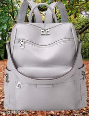 MomsyStore Leatherette Backpacks For Women And Girls