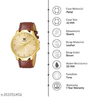 Lorenz Golden Dial Mens Watch | Watch for Boys- MK-307K