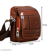 i-bag Brown Sling Bag Casual Travel office Business Messenger Shoulder Cross body side bag For Men and Women