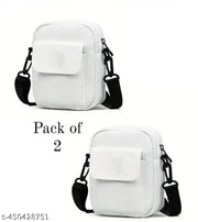 Women Mobile Messenger Bag Ladies Canvas Shoulder Long Strap for College, Travelling, Work