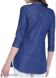 Women Denim Short Kurtis & Kurtas