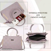 New Stylish Handbag with Embroidered Pattern