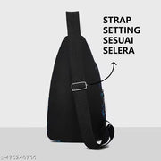 Travel Waterproof Nylon Phone Pouch Male Solid Color Crossbody Chest Bag Men | Shoulder Bag | Chest Bags | Casual | Outdoor | Passport | Mobile Daypack (Multicolor)