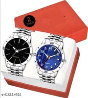 Boys Wrist Watch Combo | Analog Watch - For Men | Trendy Wrist Watch Combo | Fashionable Analog Watches | Stylish Watch Set (PACK oF-2)