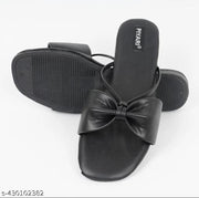 Black & Cream Flats