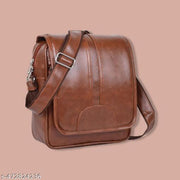 Cool Indians PU leather sling bag, Cross Body Bag Men’s | Stylish Shoulder Bag Men | Versatile Hand Bag for Men | Ideal for Travel & Office | Sling Bag Mini Passport Shoulder Strap Bag