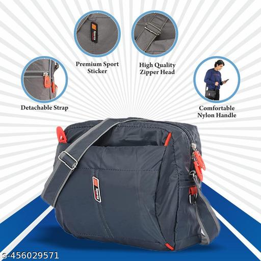 Unisex Sling Bag for Men Cross Body Utility Travel Office Business Messenger one Side Bag for Men and Women Unisex with Adjustable Strap (Pack of 1)