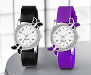 Analog watch combo for women