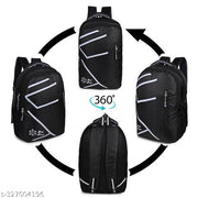 casual laptop bag /backpack for coaching college and school (boys & girls) (black)