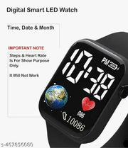 Black LED Digital watch For Boys & Girls