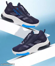 Unisex Kids Navy Blue Stylish & Trendy Comfortable Sports Running Shoes For Boys & Girls