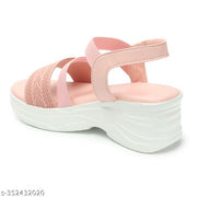 Kajmi Fashion Casual Attractive Desigen wedges Hil Fansy Solid Comfortable Sole For Womens & Girls