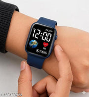 Kids and Boys stylish LED Digital watch. Blue colour