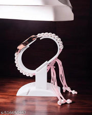 White Bead Bracelet Type Watch for women