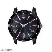 King Bracelt and Luxury Black lather Designer Watch Combo King Bracelet Designer Lather Strap Stylish Sport Look Boys watch for men Analog Watch - For Men"