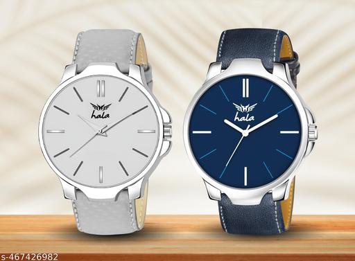 Combo of 2 | Genuine Leather Straps | Boys Series Analog Watch