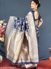 Mesmeric Soft Banarasi Silk Saree With Opulent Blouse Piece
