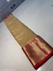 TISSUE CRUSH SAREE