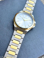 Elegant Dual Tone Series Quartz Analog Watch - For Men / Boy's