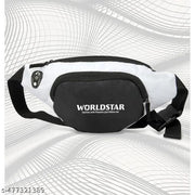 Waist Bag for Women and Men/Fanny Pack with 3-Zipper Pockets Waist Pouch for Hiking, Travel, Camping, Running, Sports Outdoors and Adventures Money Phone Belt with Adjustable Strap