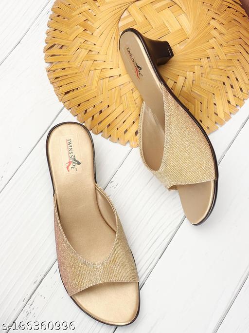 Comfortable Wedding Partywear medium heel Sandal For Women