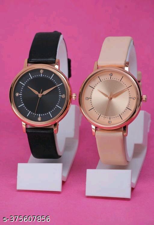 Classy Ethnic Designer Leather Belt Analog Watches for Women Watches for Girls