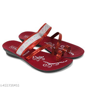 TPMS Fancy PU Sandals, slippers for women and girls